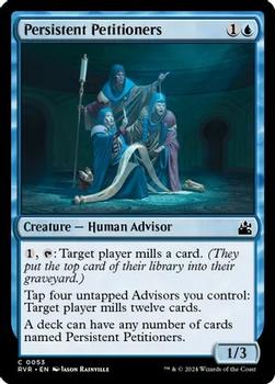 2024 Magic: The Gathering Ravnica Remastered #0053 Persistent Petitioners Front