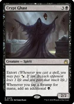 2024 Magic: The Gathering Ravnica Remastered #0070 Crypt Ghast Front