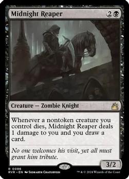 2024 Magic: The Gathering Ravnica Remastered #0086 Midnight Reaper Front