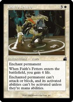 2024 Magic: The Gathering Ravnica Remastered #0307 Faith's Fetters Front