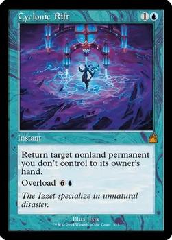 2024 Magic: The Gathering Ravnica Remastered #0313 Cyclonic Rift Front