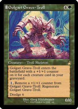 2024 Magic: The Gathering Ravnica Remastered #0348 Golgari Grave-Troll Front