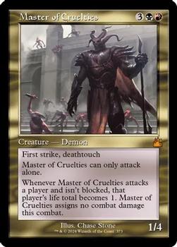 2024 Magic: The Gathering Ravnica Remastered #0373 Master of Cruelties Front