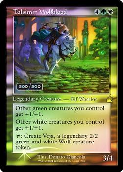 2024 Magic: The Gathering Ravnica Remastered #0387 Tolsimir Wolfblood Front