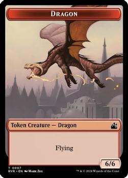 2024 Magic: The Gathering Ravnica Remastered - Tokens #0007 Dragon Front