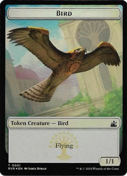 2024 Magic: The Gathering Ravnica Remastered - Double Sided Tokens #0001/0002 Bird / Angel Front