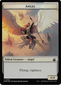 2024 Magic: The Gathering Ravnica Remastered - Double Sided Tokens #0003/0012 Angel / Saproling Front