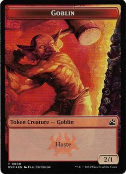 2024 Magic: The Gathering Ravnica Remastered - Double Sided Tokens #0008/0009 Goblin / Goblin Back