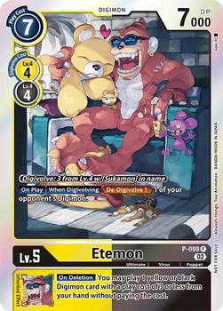 2024 Digimon Theme Booster Animal Colosseum - Limited Card Set Version 2 #P-099 Etemon Front