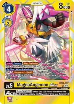 2023 Digimon Blast Ace #BT14-037 MagnaAngemon ACE Front