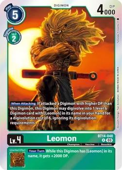 2023 Digimon Blast Ace #BT14-048 Leomon Front