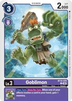 2023 Digimon Blast Ace #BT14-070 Goblimon Front