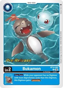 2023 Digimon Blast Ace - Pre-Release #BT14-002 Bukamon Front