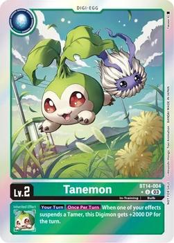 2023 Digimon Blast Ace - Foil #BT14-004 Tanemon Front