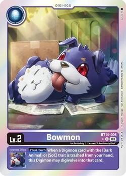 2023 Digimon Blast Ace - Foil #BT14-006 Bowmon Front