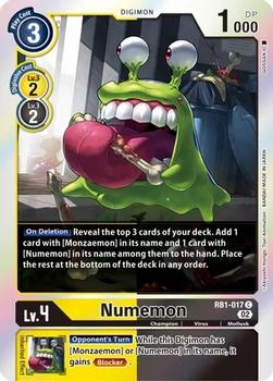 2023 Digimon Resurgence Booster #RB1-017 Numemon Front