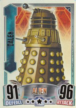 2012 Topps Doctor Who Alien Attax #4 Dalek Front