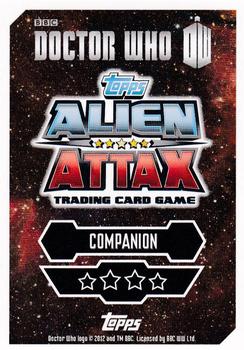 2012 Topps Doctor Who Alien Attax #41 Donna Noble Back