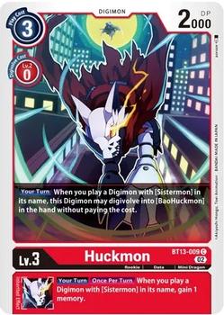 2023 Digimon Versus Royal Knights #BT13-009 Huckmon Front