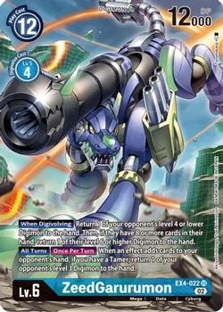 2023 Digimon Alternative Being #EX4-022 ZeedGarurumon Front