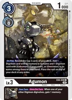 2023 Digimon Alternative Being #EX4-038 Agumon Front