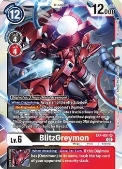 2023 Digimon Alternative Being #EX4-051 BlitzGreymon Front
