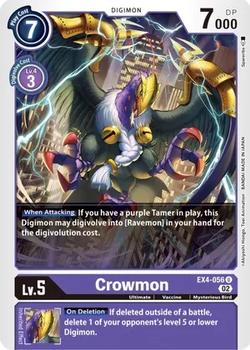 2023 Digimon Alternative Being #EX4-056 Crowmon Front