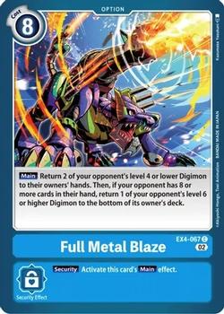 2023 Digimon Alternative Being #EX4-067 Full Metal Blaze Front