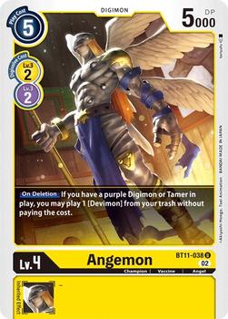 2023 Digimon Dimensional Phase #BT11-038 Angemon Front