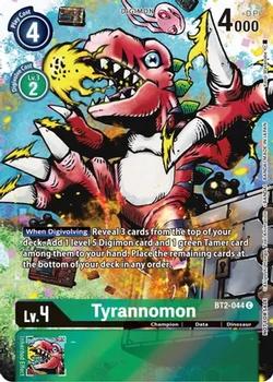 2022 Digimon Xros Encounter - 25th Special Memorial Pack Alternate Art Reprints #BT2-044 Tyrannomon Front