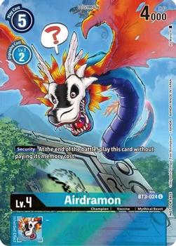 2022 Digimon Xros Encounter - 25th Special Memorial Pack Alternate Art Reprints #BT3-024 Airdramon Front