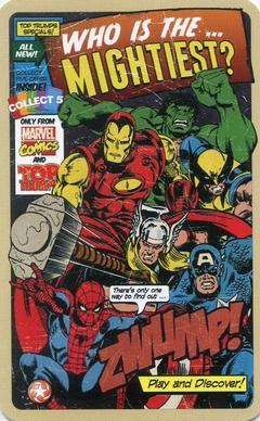 2014 Top Trumps Marvel Who Is The Mightiest? Minis #NNO Title Card Front