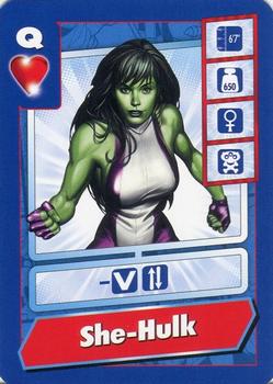 2012 Trefl Marvel Heroes Macao Wrangle (Poland) #Q♥ She Hulk Front
