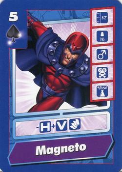 2012 Trefl Marvel Heroes Macao Wrangle (Poland) #5♠ Magneto Front