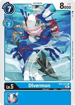 2022 Digimon X Record #BT9-027 Divermon Front