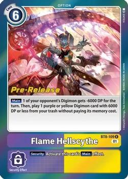 2022 Digimon New Awakening - Pre-Release #BT8-109 Flame Hellscythe Front