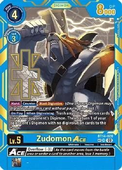 2024 Digimon Exceed Apocalypse #BT14-026 Zudomon ACE Front