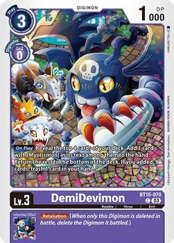 2024 Digimon Exceed Apocalypse #BT15-070 DemiDevimon Front