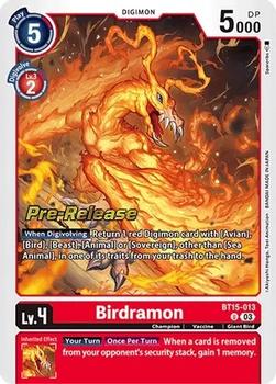 2024 Digimon Exceed Apocalypse - Pre-Release #BT15-013 Birdramon Front