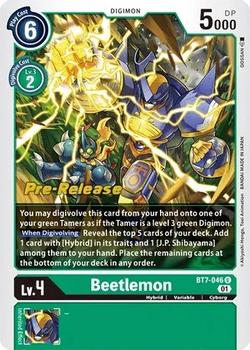 2022 Digimon Next Adventure - Pre-Release #BT7-046 Beetlemon Front