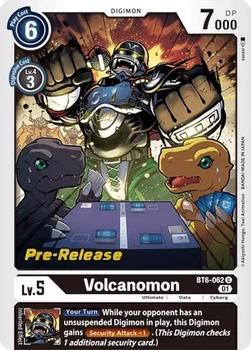2021 Digimon Double Diamond - Pre-Release #BT6-062 Volcanomon Front