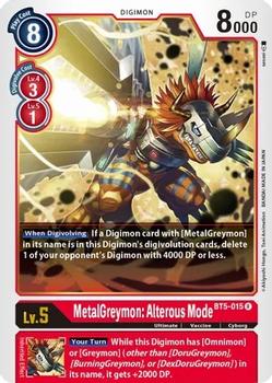 2021 Digimon Battle Of Omni #BT5-015 MetalGreymon: Alterous Mode Front