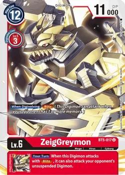2021 Digimon Battle Of Omni #BT5-017 ZeigGreymon Front