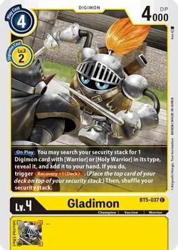 2021 Digimon Battle Of Omni #BT5-037 Gladimon Front