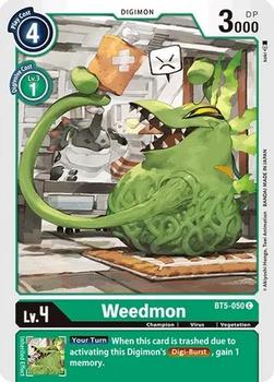 2021 Digimon Battle Of Omni #BT5-050 Weedmon Front
