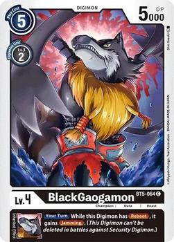 2021 Digimon Battle Of Omni #BT5-064 BlackGaogamon Front