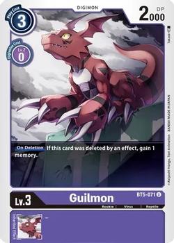 2021 Digimon Battle Of Omni #BT5-071 Guilmon Front