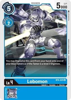 2021 Digimon Great Legend #BT4-025 Lobomon Front