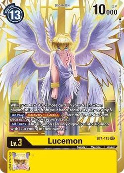 2021 Digimon Great Legend #BT4-115 Lucemon Front