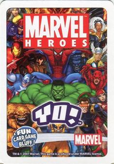 2007 Upper Deck Entertainment Marvel Heroes Yo! #NNO Cover Card Front